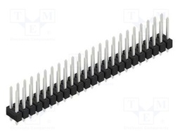 Connector: pin strips; pin header; male; PIN: 46; 2.54mm; THT; 2x23