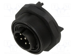 Connector: circular; socket; male; PIN: 7; 5A; 277V; IP68,IP69K