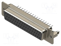 Connector: D-Sub; PIN: 50; socket; female; straight; THT; MHDD