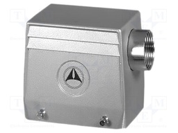 Enclosure: for HDC connectors; C146; size A32 (2 x A16); angled