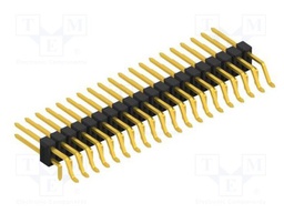 Connector: pin strips; pin header; male; PIN: 40; 2.54mm; SMT,THT