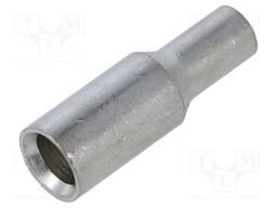 Tip: butt splice; reductive; copper; tinned; crimped; for cable