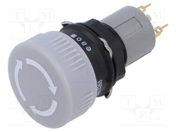 Switch: push-button; 16mm; Stabl.pos: 2; NC x2; grey; none; IP65