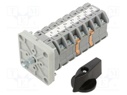 Switch: cam switch; Stabl.pos: 3; 16A; Poles: 3; Pos: 3; IP65; grey