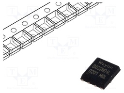 Transistor: N-MOSFET; unipolar; 40V; 57A; Idm: 360A; 44.6W; PDFN56