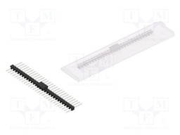 Connector: pin strips; pin header; male; PIN: 28; 2.54mm; SMT; 1x28