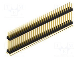 Connector: pin strips; pin header; male; PIN: 64; 2.54mm; SMT; 2x32
