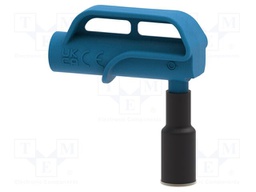 Adapter; 4A; blue; Tip diameter: 11mm; Socket size: 4mm; MGP