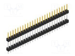 Connector: pin strips; pin header; male; PIN: 25; 2.54mm; THT; 1x25