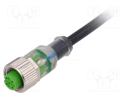 Plug; M12; PIN: 4; female; A code-DeviceNet / CANopen; Len: 5m; 4A