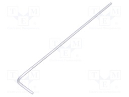 Wrench; hexagon keys,spherical; HEX 1,5mm; tool steel; long