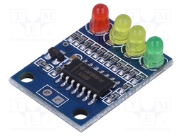 Module: voltage indicator; No.of diodes: 4; 22.2x17.2mm
