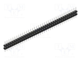 Connector: pin strips; pin header; male; PIN: 37; 2mm; THT; 1x37