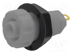 Connector: 4mm banana; socket; 1kVDC; 30A; grey