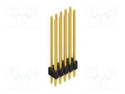 Connector: pin strips; pin header; male; PIN: 10; 1.27mm; THT; 2x5