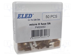 Fuse: fuse; 5A; 32VDC; automotive; 9.1mm; 9.1x3.8x15.3mm