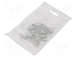 Cap for LED profiles; grey; ABS; GEN2; Pcs: 20; SURFACE10