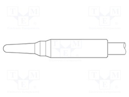 Tip; conical; 0.8mm