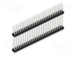Connector: pin strips; pin header; male; PIN: 56; 2.54mm; THT; 2x28