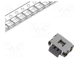 Microswitch TACT; SPST; Pos: 2; 0.05A/12VDC; SMT; none; 2.2N; 1.65mm
