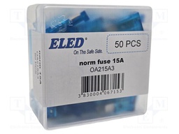 Fuse: fuse; 15A; 32VDC; automotive; 19.2mm