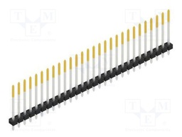 Connector: pin strips; pin header; male; PIN: 28; 2.54mm; THT; 1x28