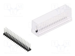 Connector: pin strips; pin header; male; PIN: 36; 2mm; SMT; 2x18
