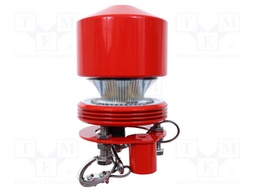 Signaller: obstruction light; continuous light; 209÷256VDC; 25W