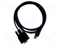 RS232 cable; D-Sub 9pin,RS232; Len: 2m; black