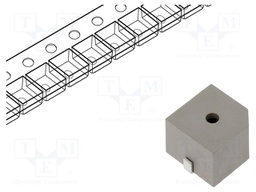 Sound transducer: electromagnetic signaller; SMD; 2.4kHz; 60mA