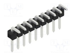 Connector: pin strips; pin header; male; PIN: 9; 2.54mm; THT; 1x9