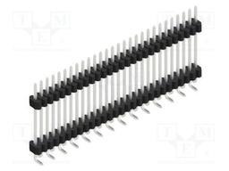 Connector: pin strips; pin header; male; PIN: 28; 1.27mm; SMT; 1x28