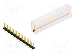 Connector: pin strips; pin header; male; PIN: 20; 2.54mm; SMT; 1x20