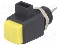 Laboratory clamp; yellow; 300VDC; 16A; Contacts: nickel; -25÷90°C