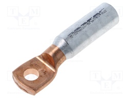 Tip: ring tube; M12; 120mm2; crimped; for cable; copper / aluminum