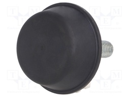 Vibroisolation foot; Ø: 50mm; Shore hardness: 55±5; 2.31kN; L: 20mm