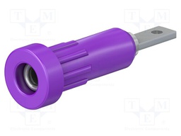 Connector: 2mm banana; socket; 10A; 30VAC; 60VDC; Cutout: Ø4.9mm
