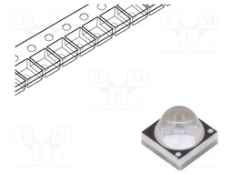 Power LED; EMITER; ultraviolet; Pmax: 3W; λd: 380-390nm; 35°; SMD