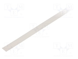 Cover for LED profiles; white; 1m; V: A; slide