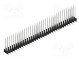 Connector: pin strips; pin header; male; PIN: 66; 2.54mm; SMT; 2x33