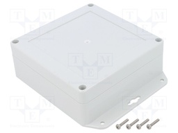 Enclosure: multipurpose; X: 120mm; Y: 120mm; Z: 45mm; ZP; light grey
