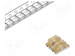 LED; SMD; 0606; blue/orange; 1.6x1.6x0.7mm; 140°; 2.8÷3.5/1.8÷2.4V