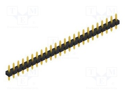 Connector: pin strips; pin header; male; PIN: 24; 2.54mm; THT; 1x24