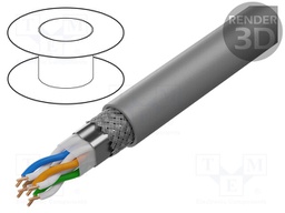 Wire; HELUKAT® 200,SF/UTP; 5e; industrial Ethernet; solid; Cu