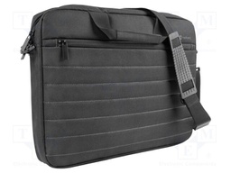 Laptop bag; black; poliester 600D; Usable dim: 345x45x260mm