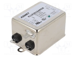 Filter: anti-interference; 300VAC; 16A; Leads: FASTON connectors