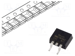 Transistor: N-MOSFET; unipolar; TO263