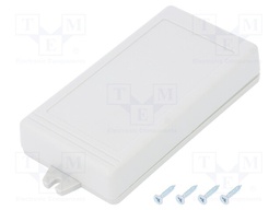 Enclosure: multipurpose; X: 67mm; Y: 129mm; Z: 23mm; polystyrene