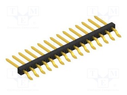 Connector: pin strips; pin header; male; PIN: 15; 2mm; SMT; 1x15