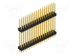Connector: pin strips; pin header; male; PIN: 34; 2.54mm; THT; 2x17